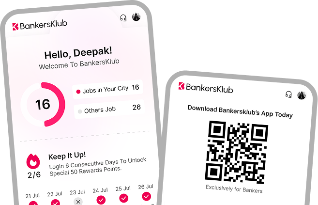 BankersKlub App Screen 1