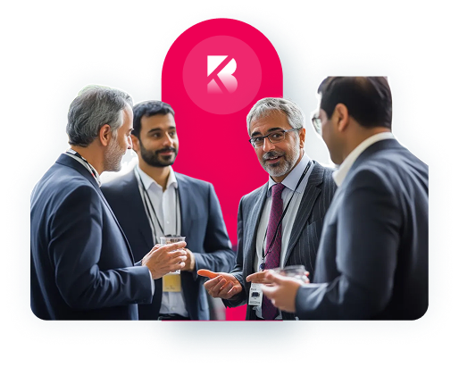 Professionals discussing ethical banking